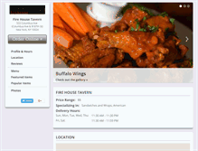 Tablet Screenshot of firehousetavernnyc.com
